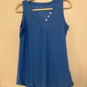 New in Bag Blue Tank Top